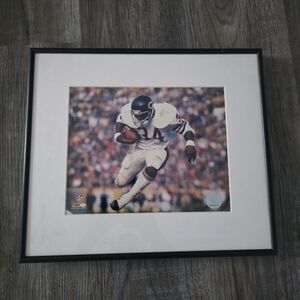 Vintage 2004 NFL Walter Payton Chicago Bears  Framed Football Player Print